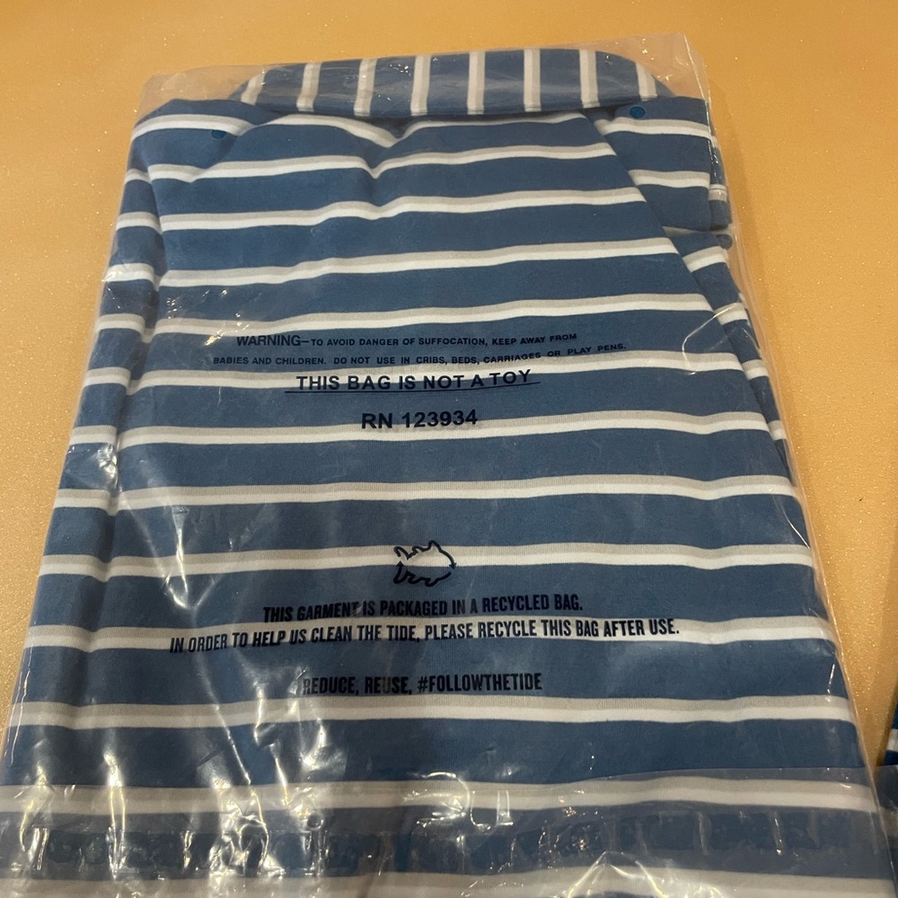 Boy’s Southern Tide Blue Striped Polo Shirt - Picture 4 of 7
